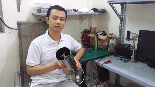 Thiết bị xử lý khói của kỹ sư Việt Nam
